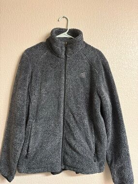 The North Face Charcoal Gray Plush Fleece Jacket